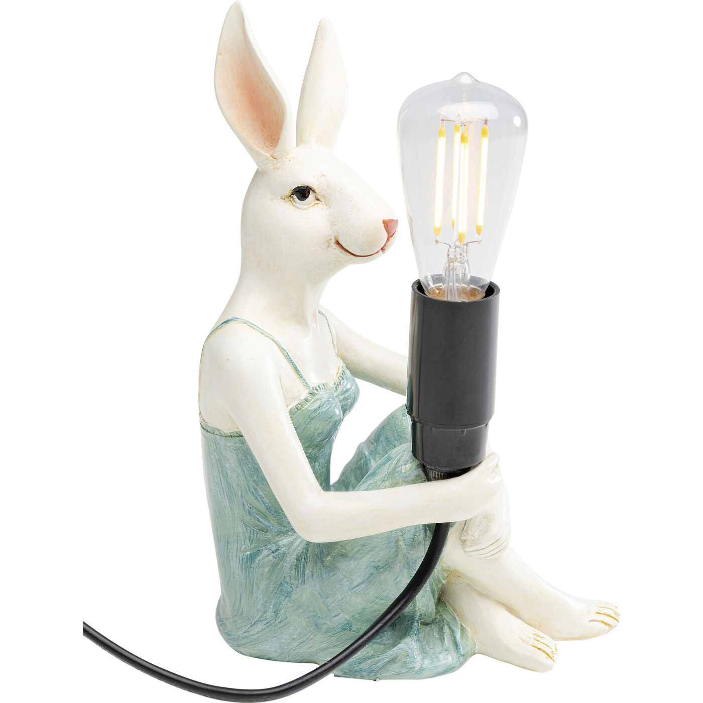 Table Lamp Girl Rabbit 21cm