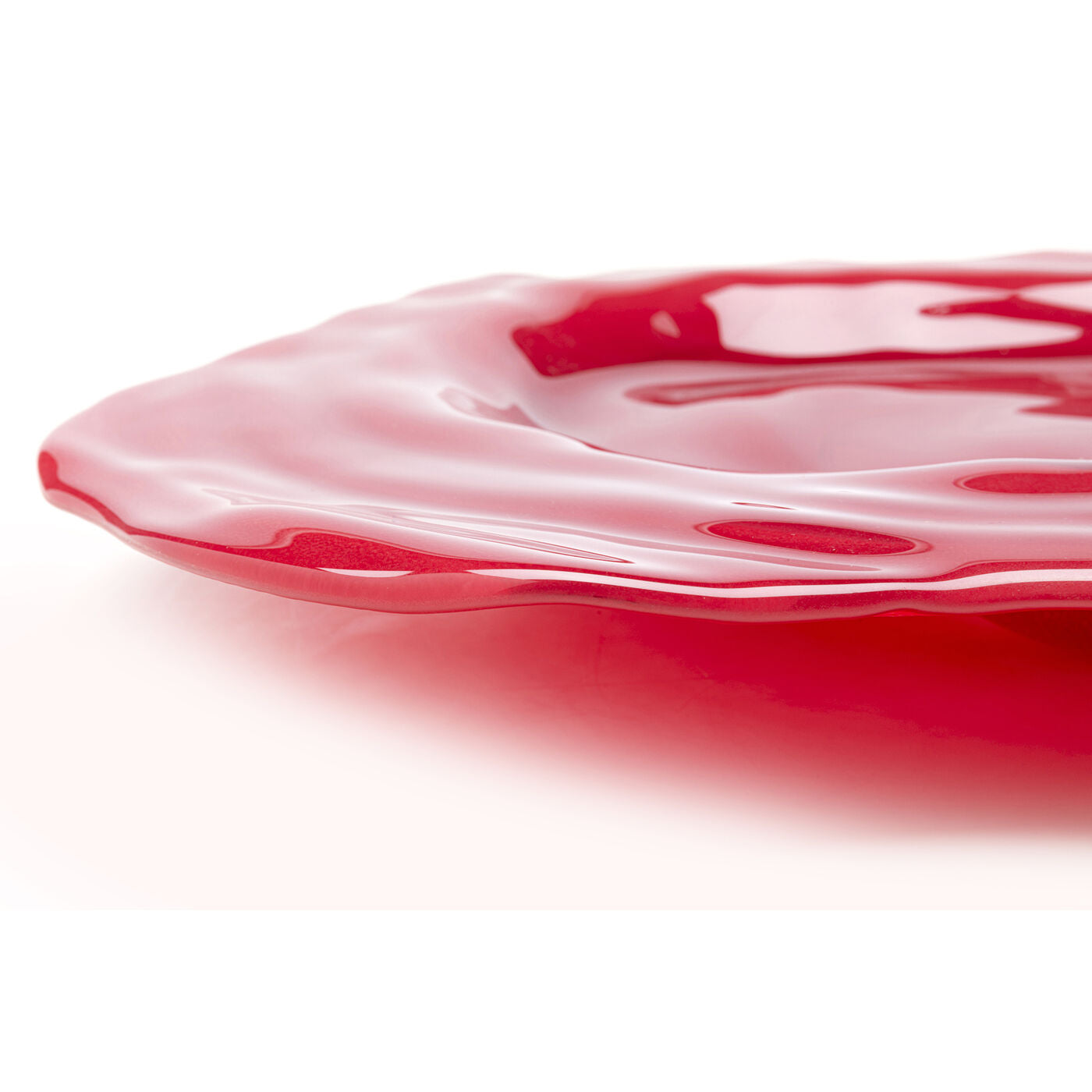 Plate Tornado Red √ò46cm