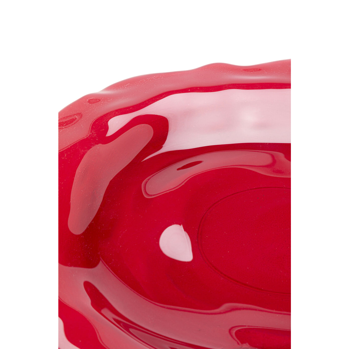 Plate Tornado Red √ò46cm