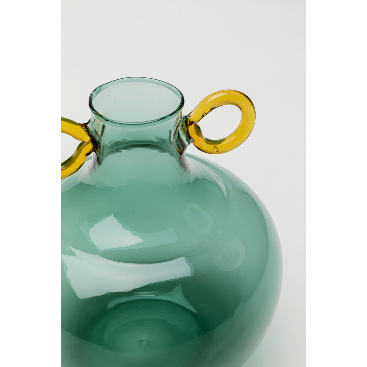 Vase Amore Handle Blue 16cm