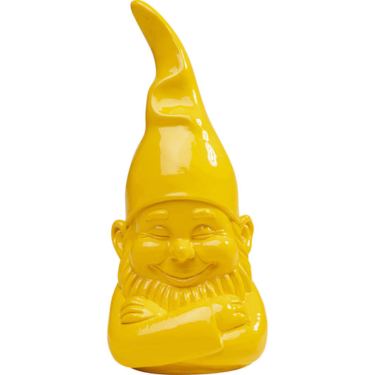 Deco Figurine Gnome Yellow 21cm