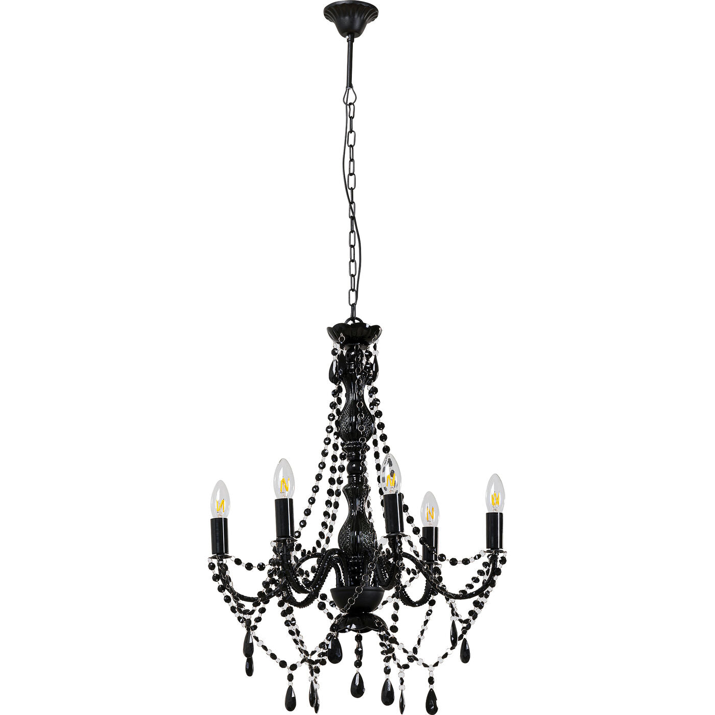 Pendant Lamp Starlight Black 6 Branched