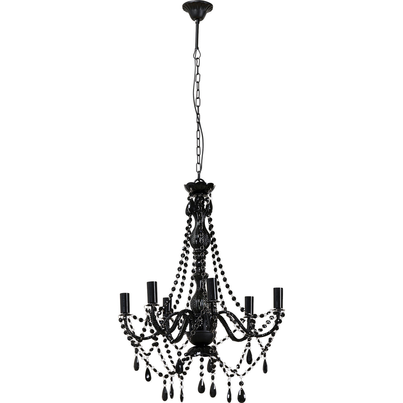 Pendant Lamp Starlight Black 6 Branched