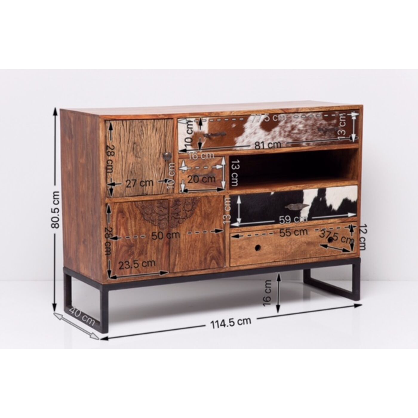 Sideboard Rodeo 3Doors 4Drw