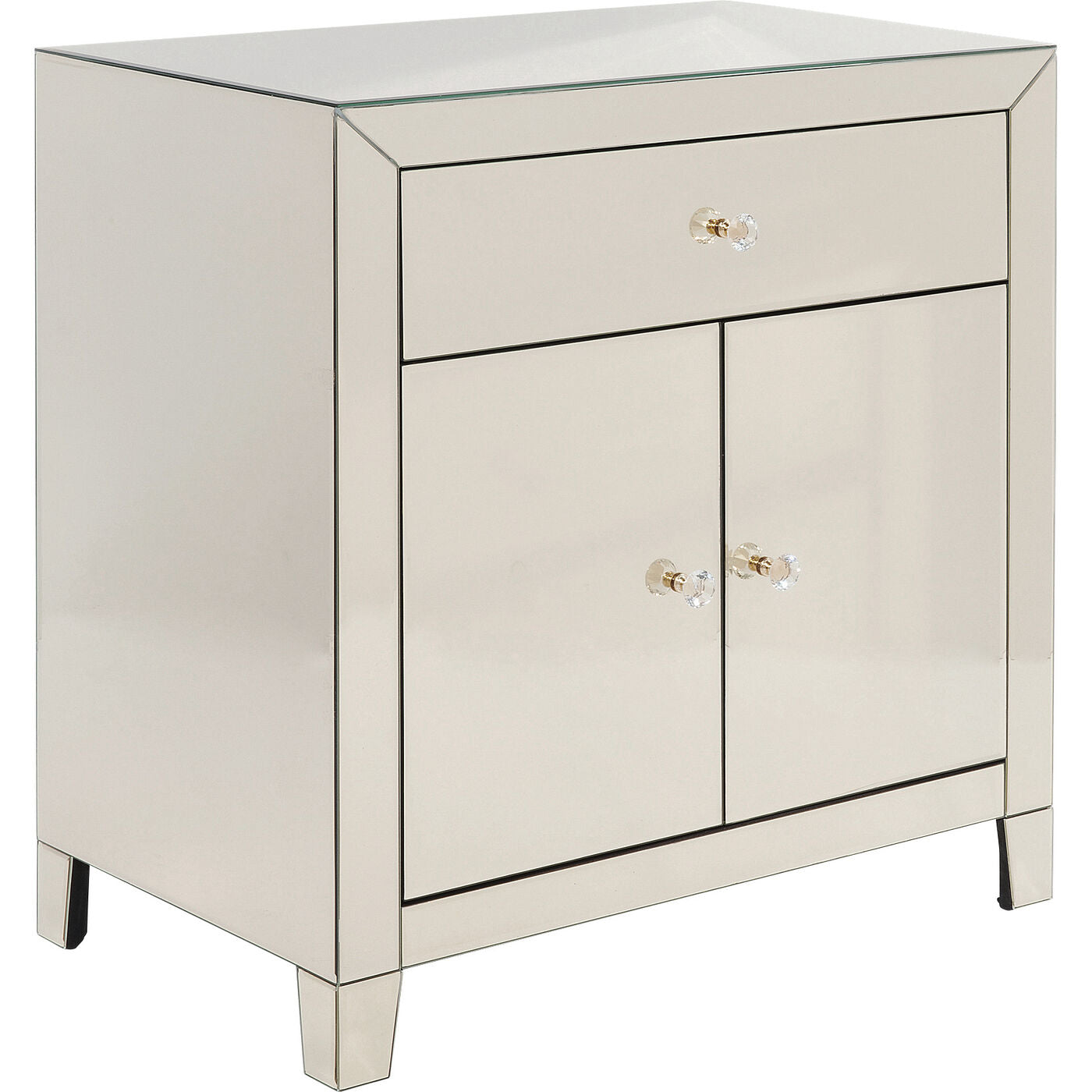 Dresser Luxury Gold 2Doors 1 Drawer