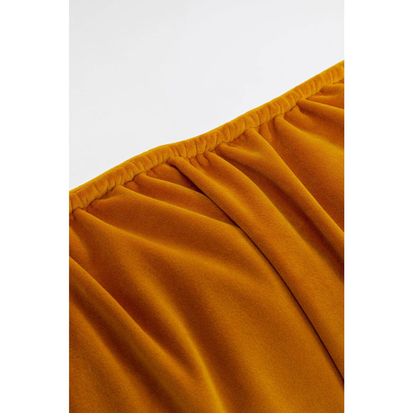 Yellow Velvet Armchair 