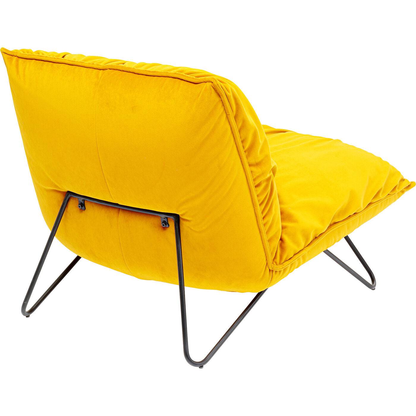 Yellow Velvet Armchair 