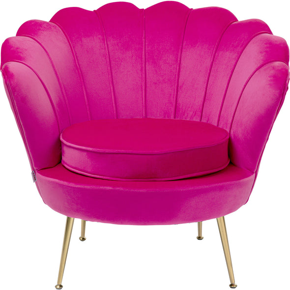 Armchair Water Lily Gold Pink