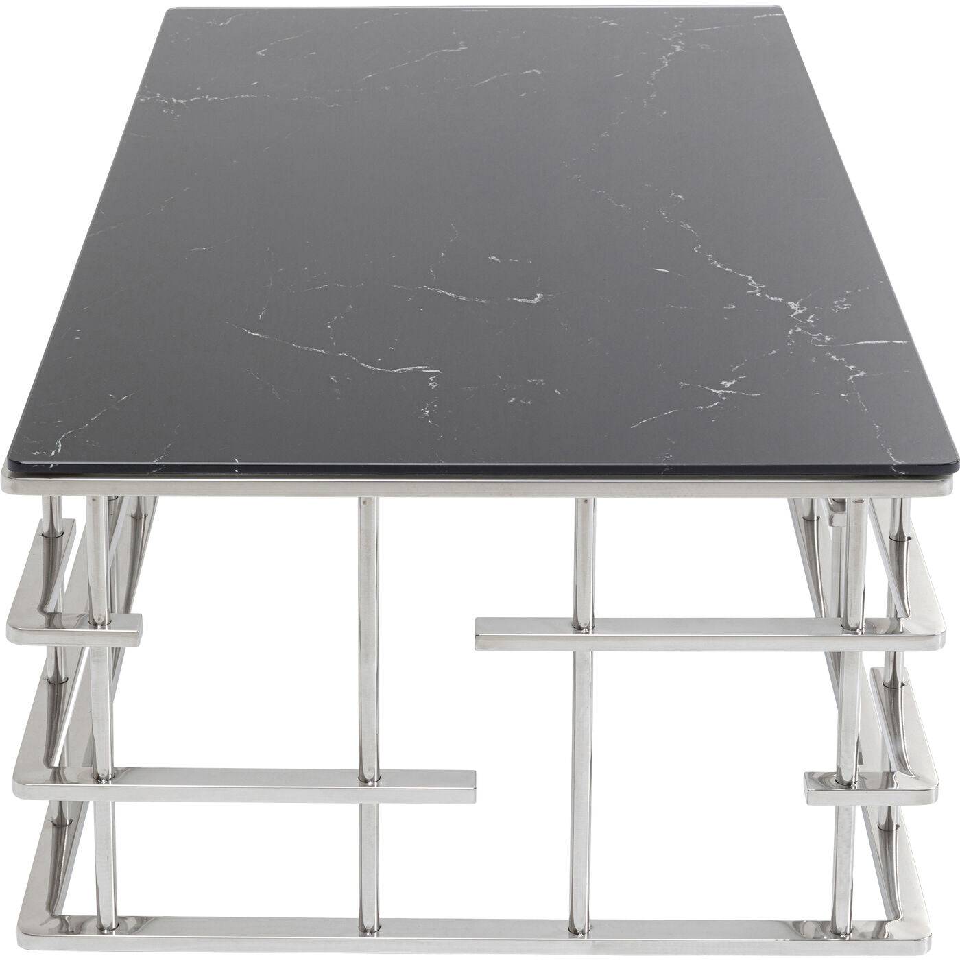 Coffee Table Rome Silver 130x70cm - JULIA VENCE STORE