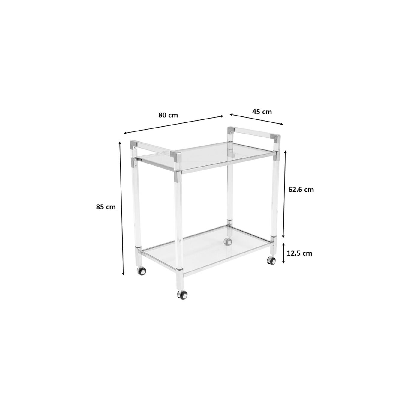 Bar Trolley Josy Gold