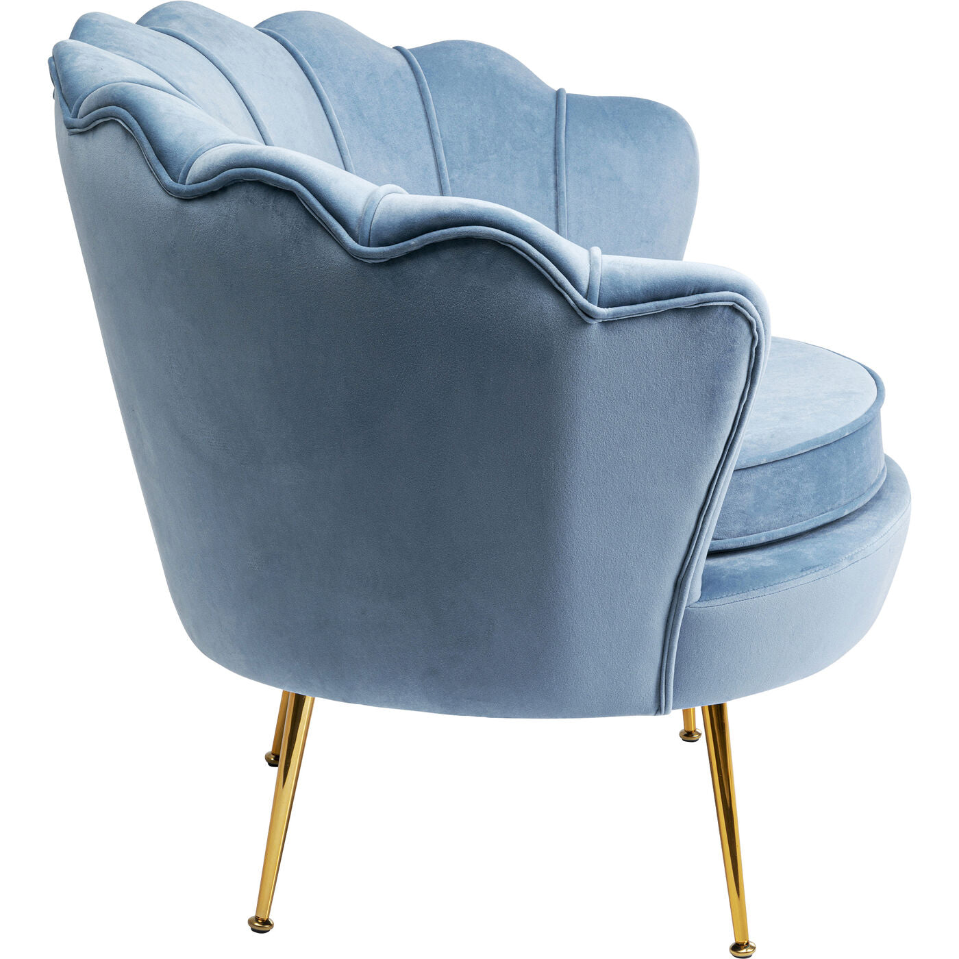 Armchair Water Lily Gold Aqua