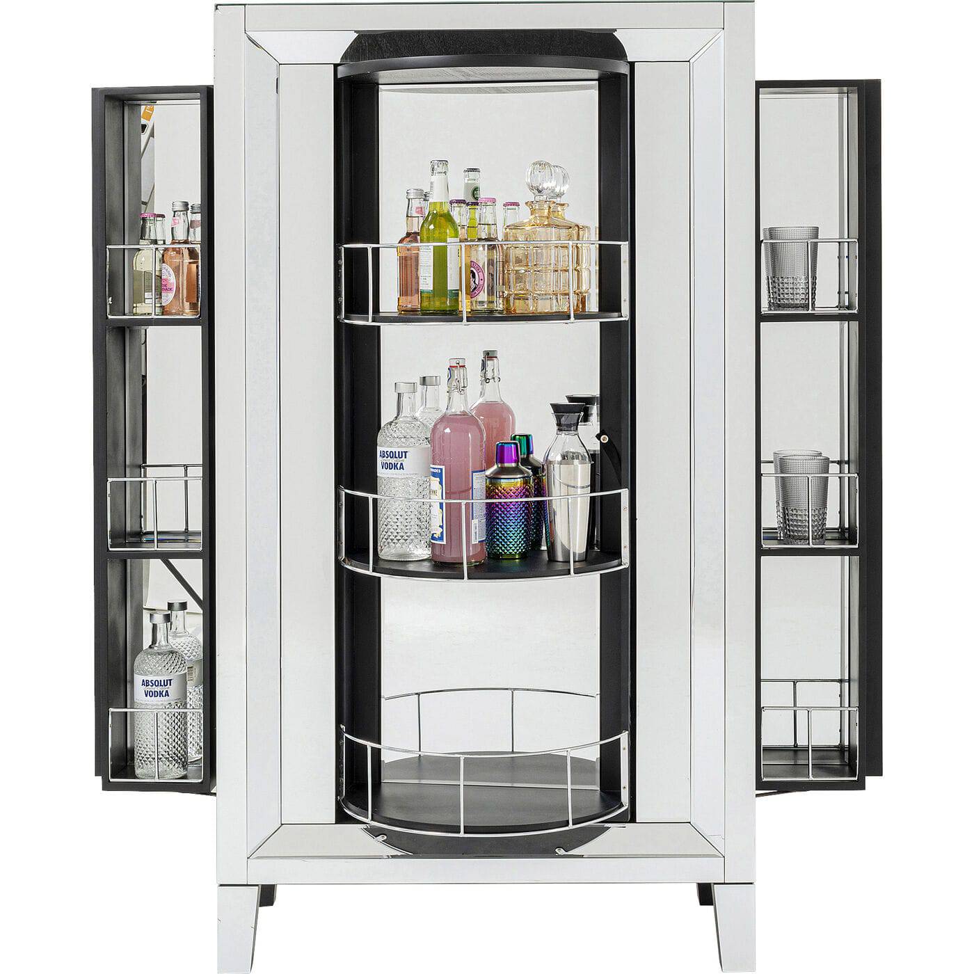 Luxury Mirrored Bar Cabinet