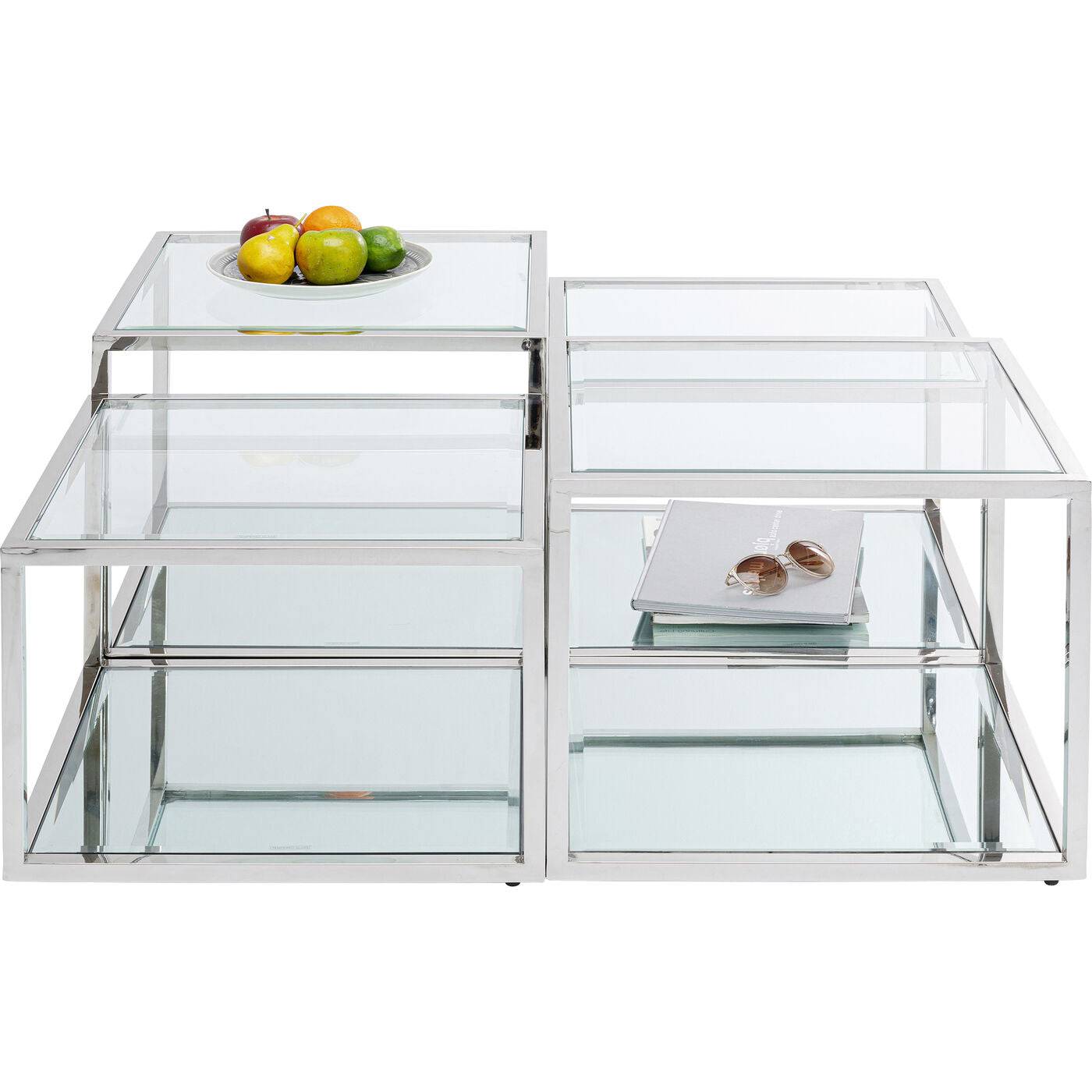 Coffee Table Orion Silver 4 set - JULIA VENCE STORE