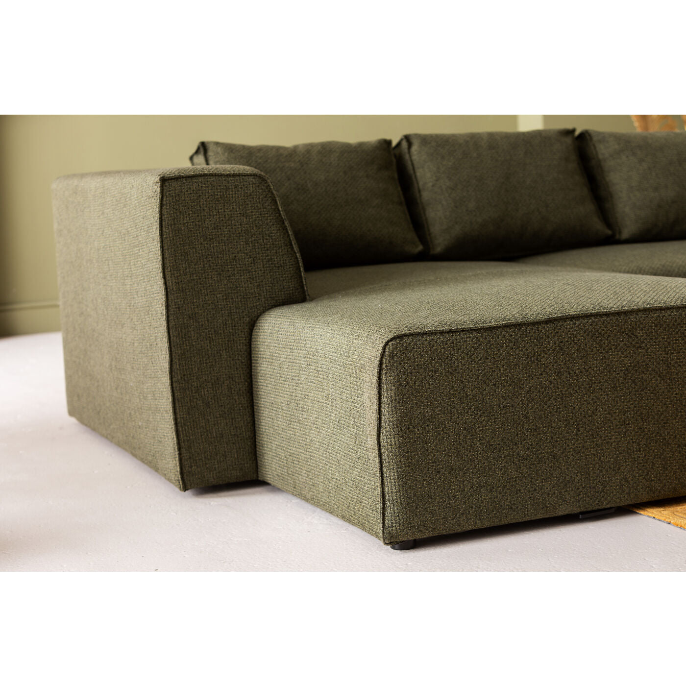 Corner Sofa Infinity Dolce Green Left