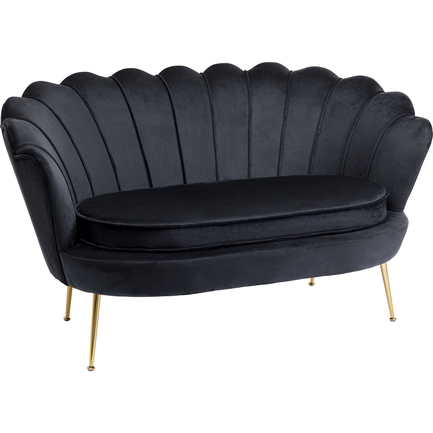 Sofa Water Lily 2 Seater Gold Black