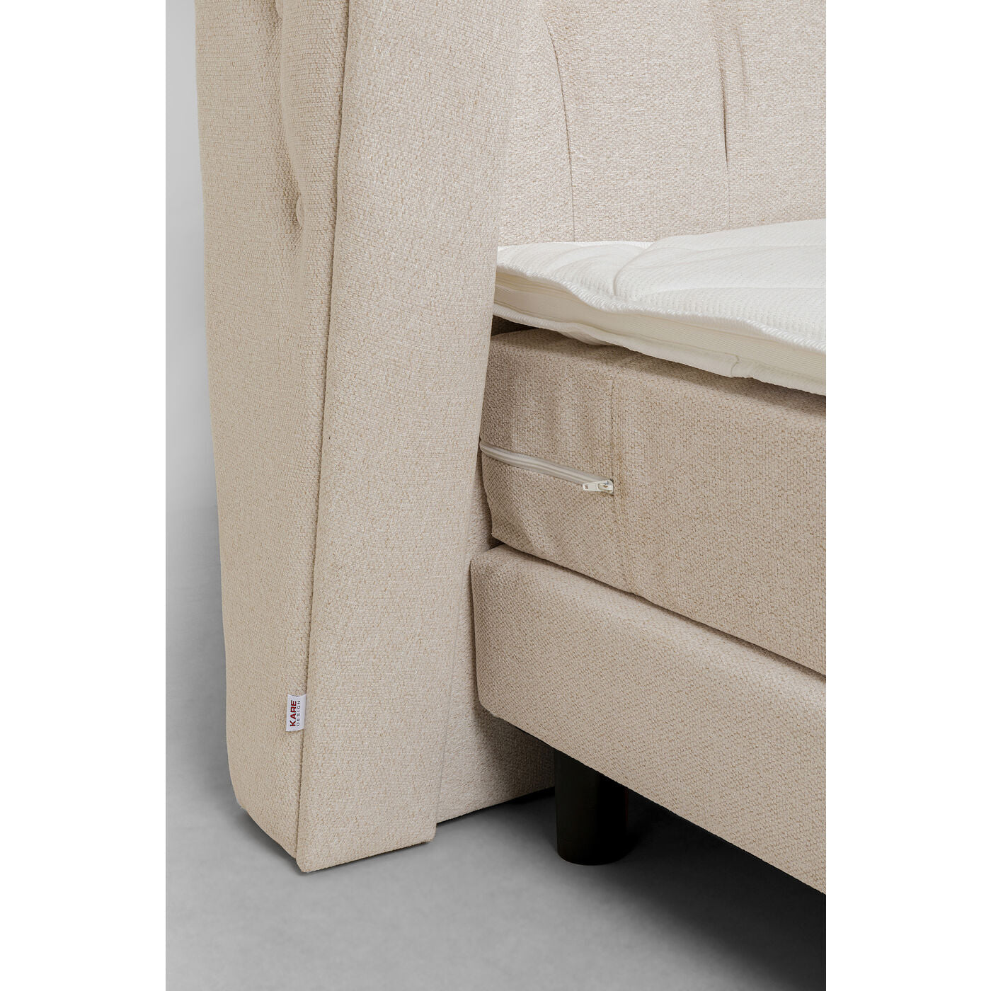 Boxspring Bed Benito Moon Cream