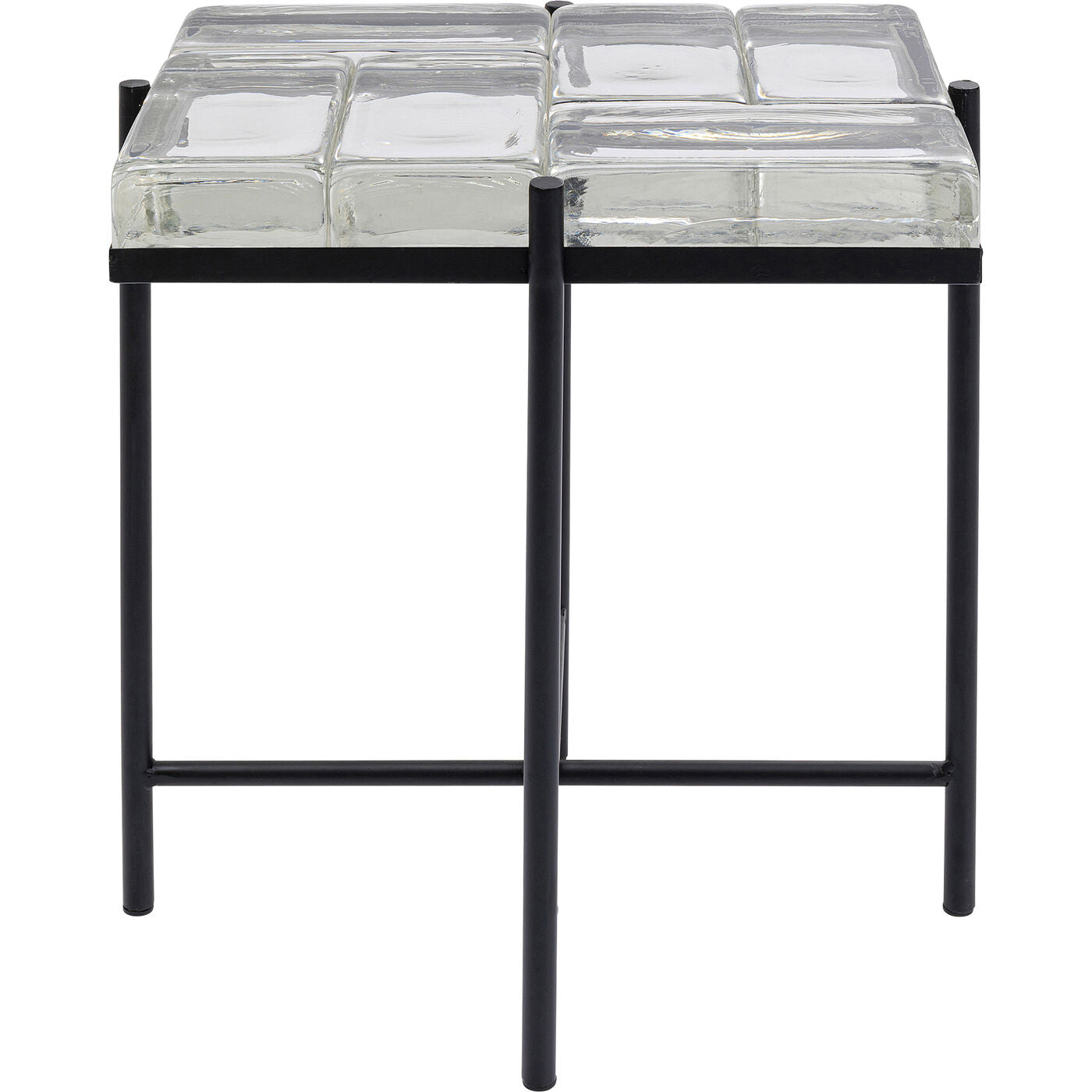 Side Table Iceline Black 43x33cm