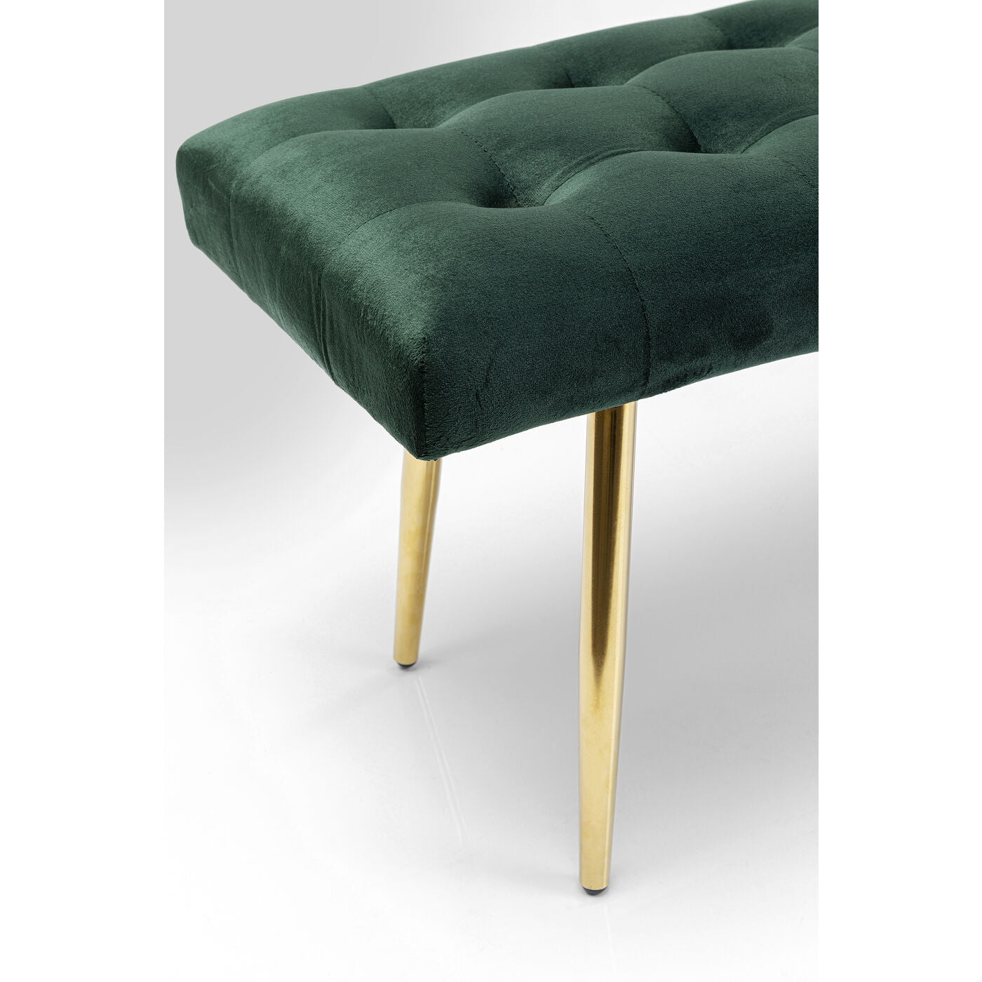 Bench Dallas Velvet Green 110cm