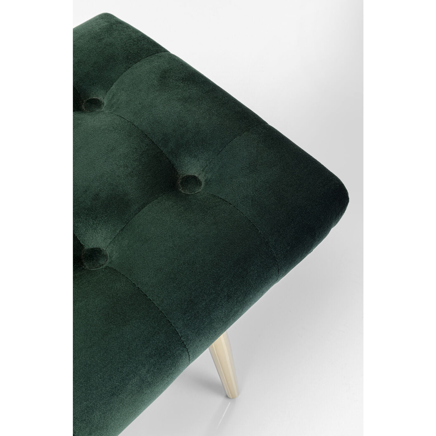 Bench Dallas Velvet Green 110cm