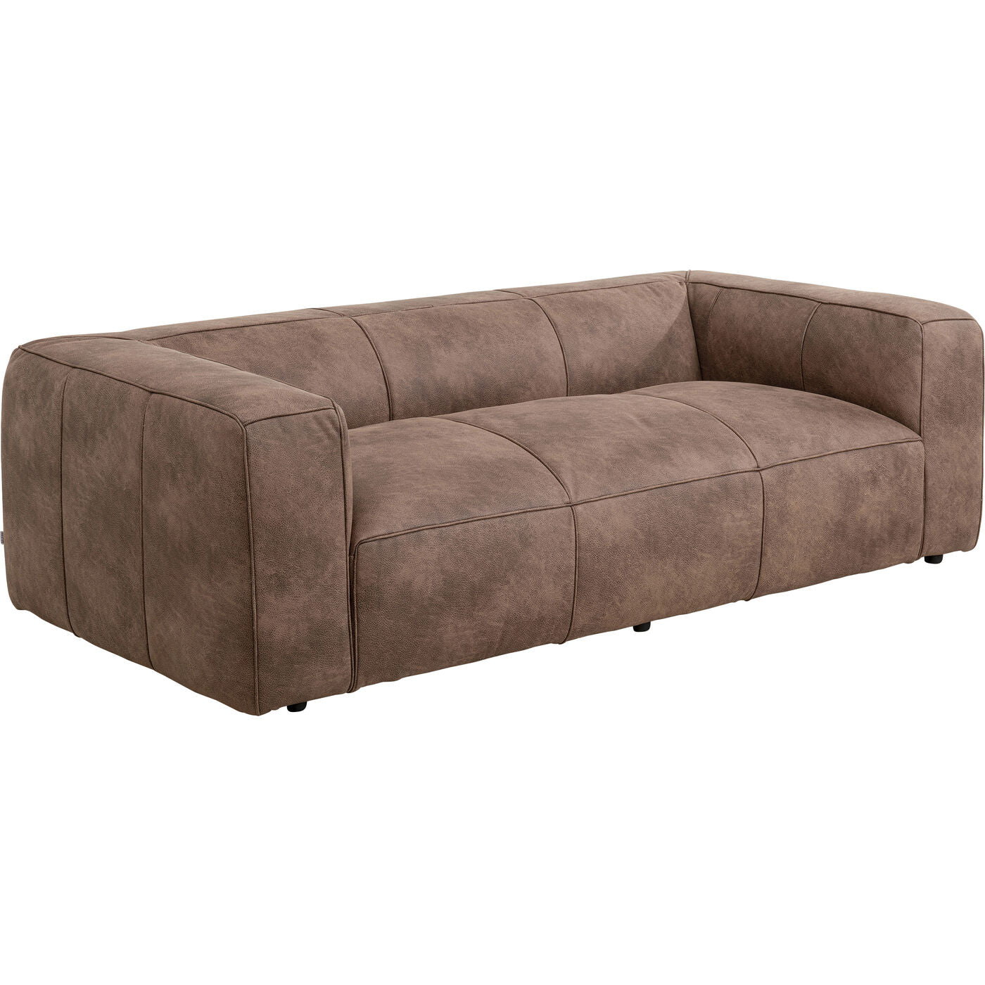 Sofa Cubetto 3 Seater Taupe 220cm