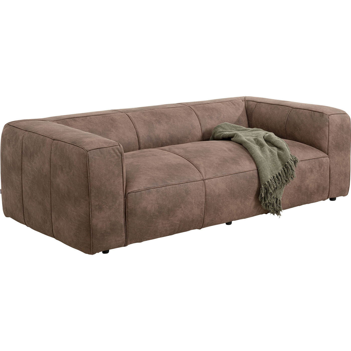 Sofa Cubetto 3 Seater Taupe 220cm