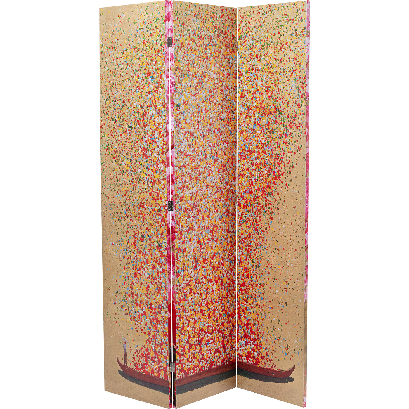 Room Divider Flower Couple vs Flower Boat 120x180