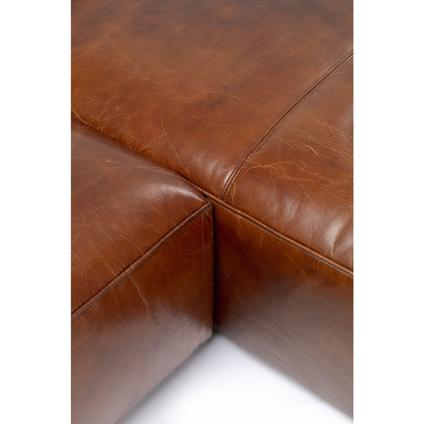 Brown Leather Sofa