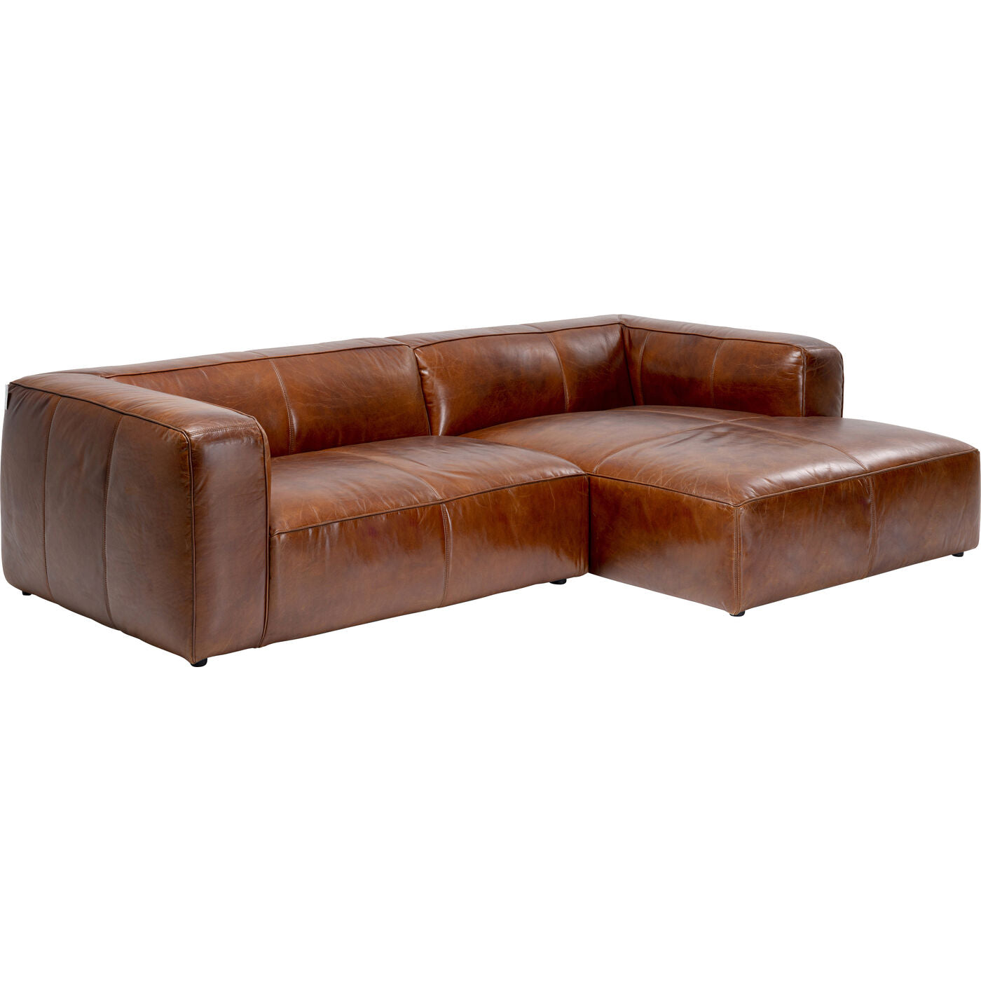 Brown Leather Sofa