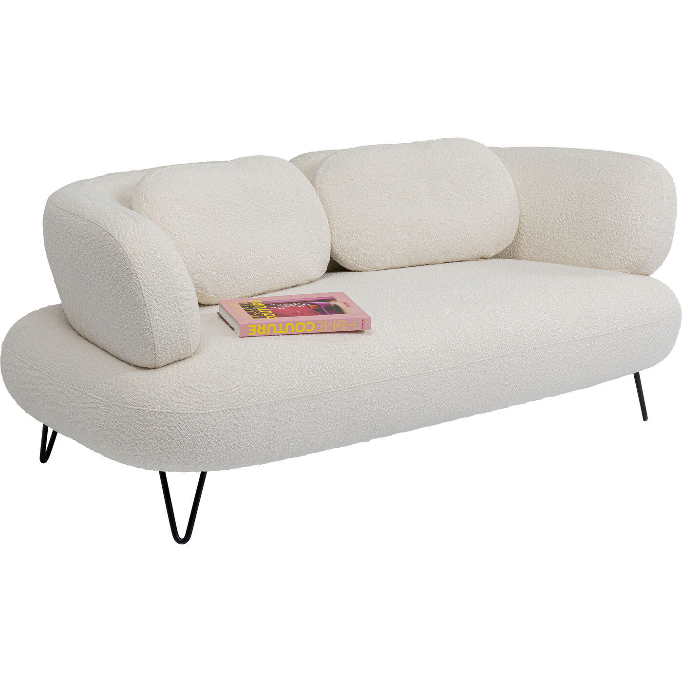 Sofa Peppo 2 Seater White 182cm