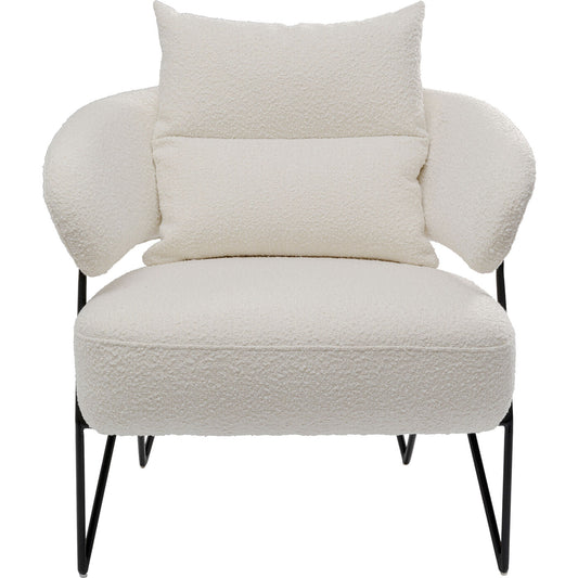 Modern White Armchair