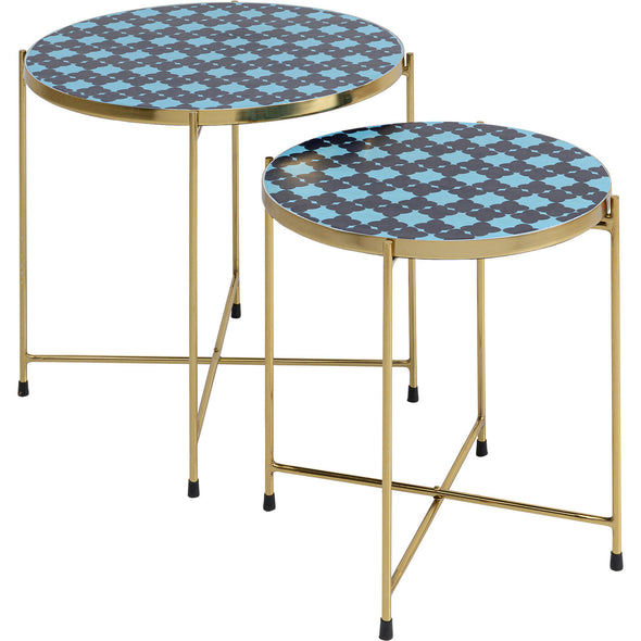 Side Table Priya Blue (2/Set)