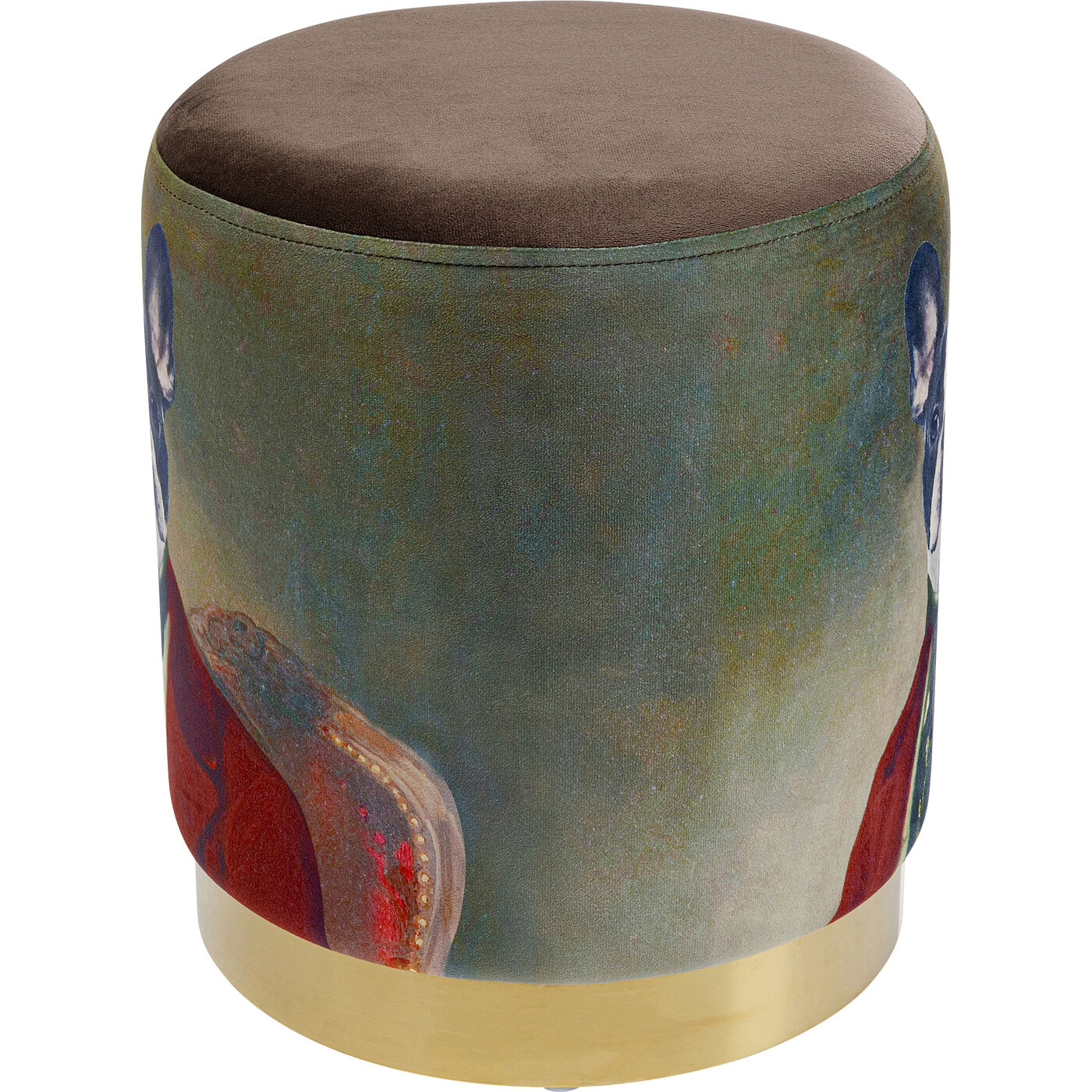 Stool Cherry Mr. Dog Brass Ø32cm