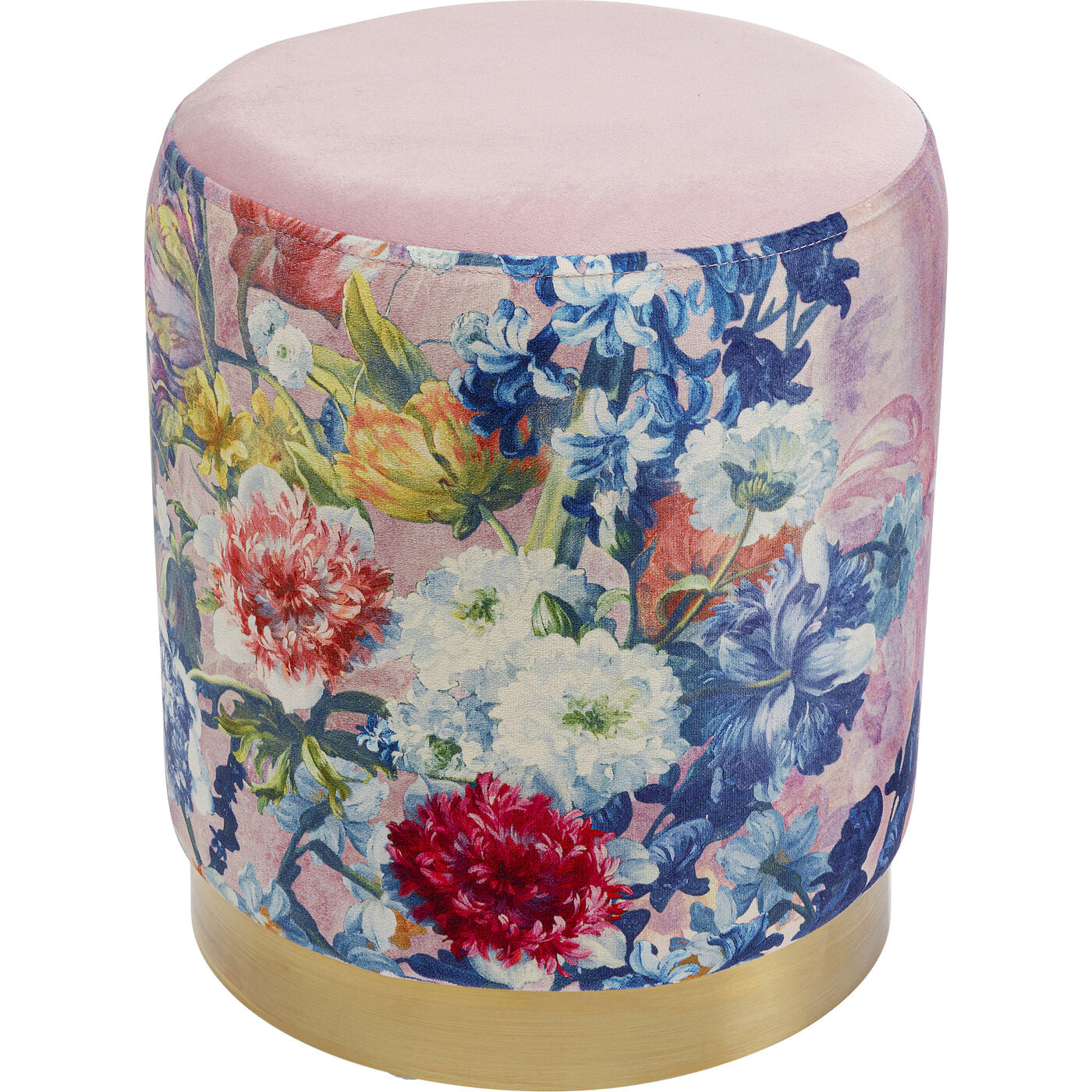 Stool Cherry Flower Rose Brass Ø32cm