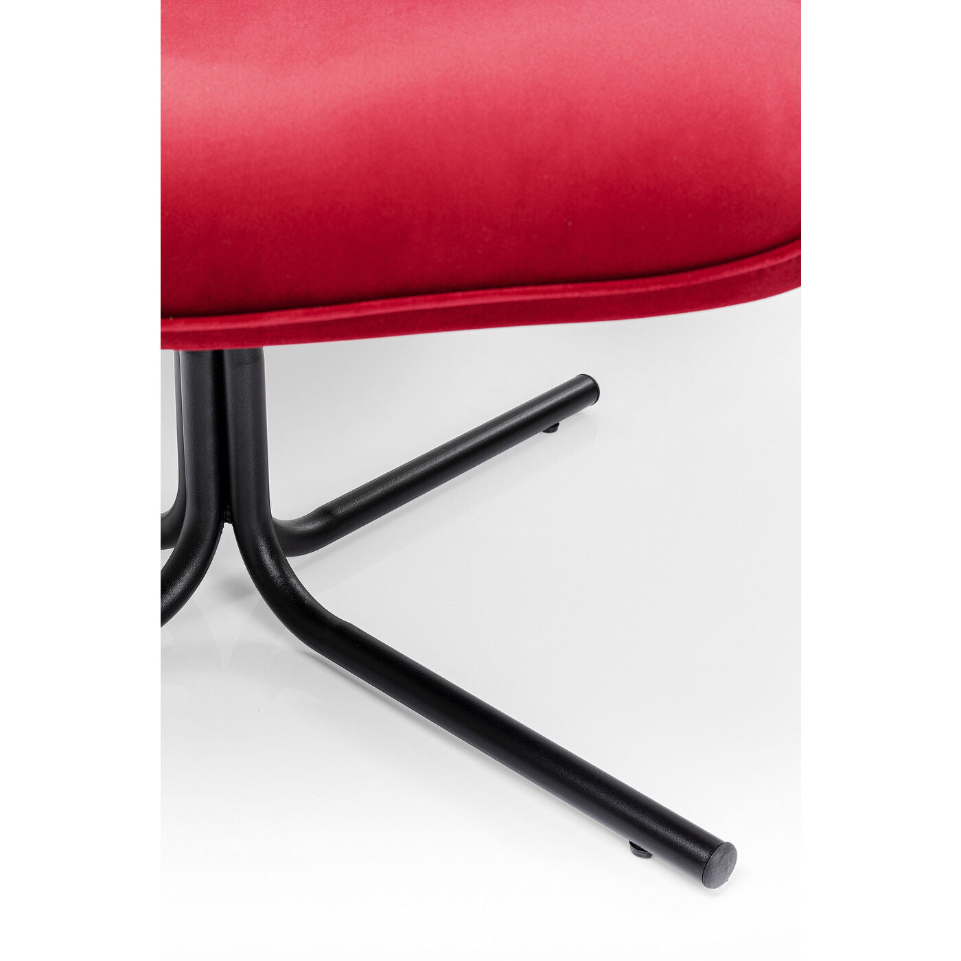 Swivel Armchair Oscar Velvet Red