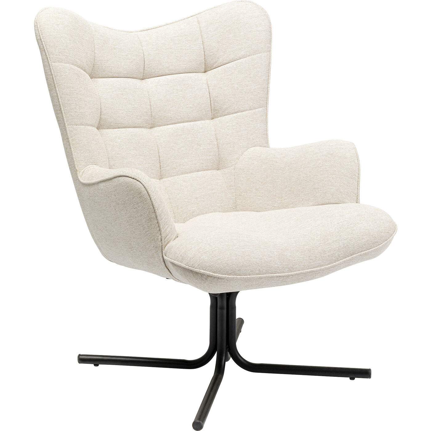 Swivel Armchair Oscar Cream