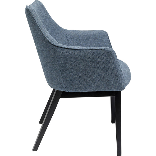 Chair with Armrest Modino Blue