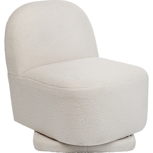 Swivel Armchair Ted Cream