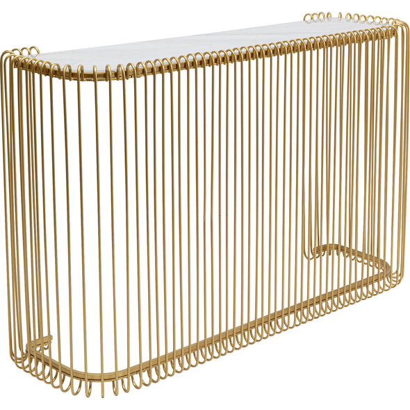 Luxury Gold Console Table