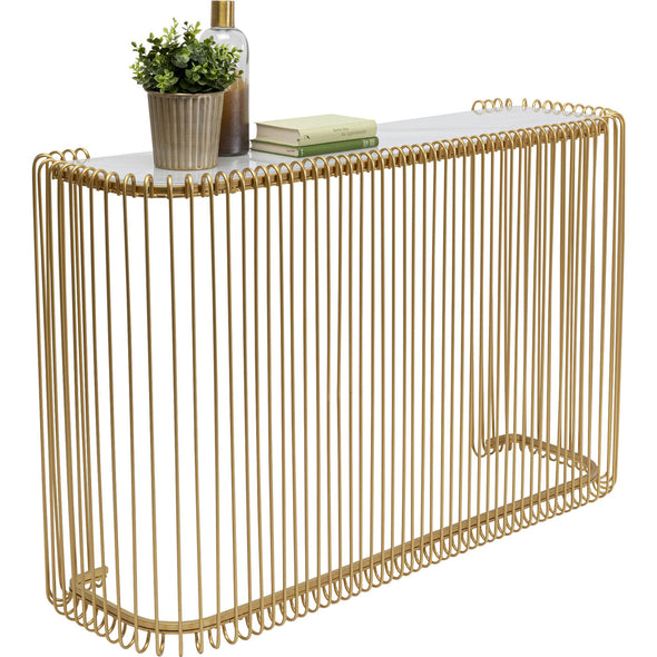 Luxury Gold Console Table