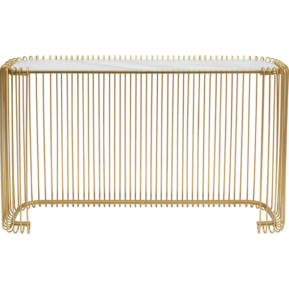 Luxury Gold Console Table