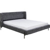 Grey Upholstered Bed