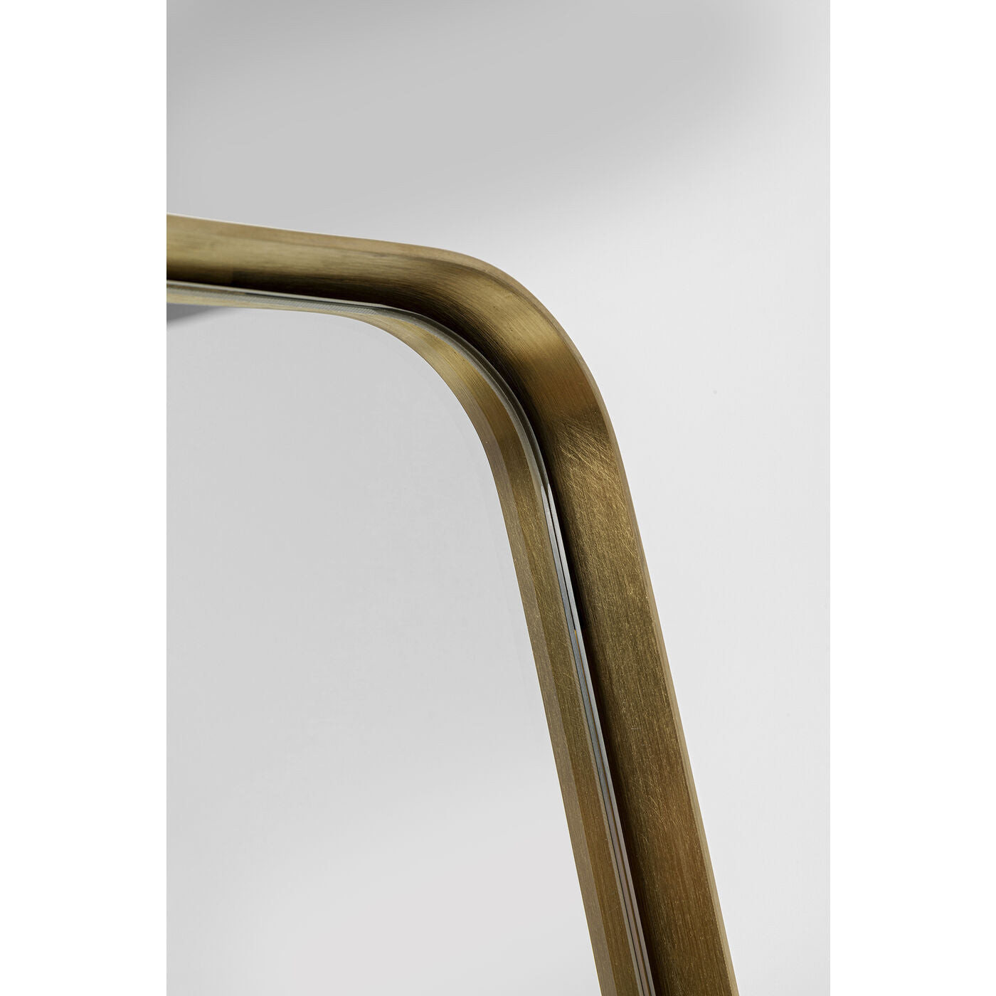 Floor Mirror Curve Arch Gold 55x160cm