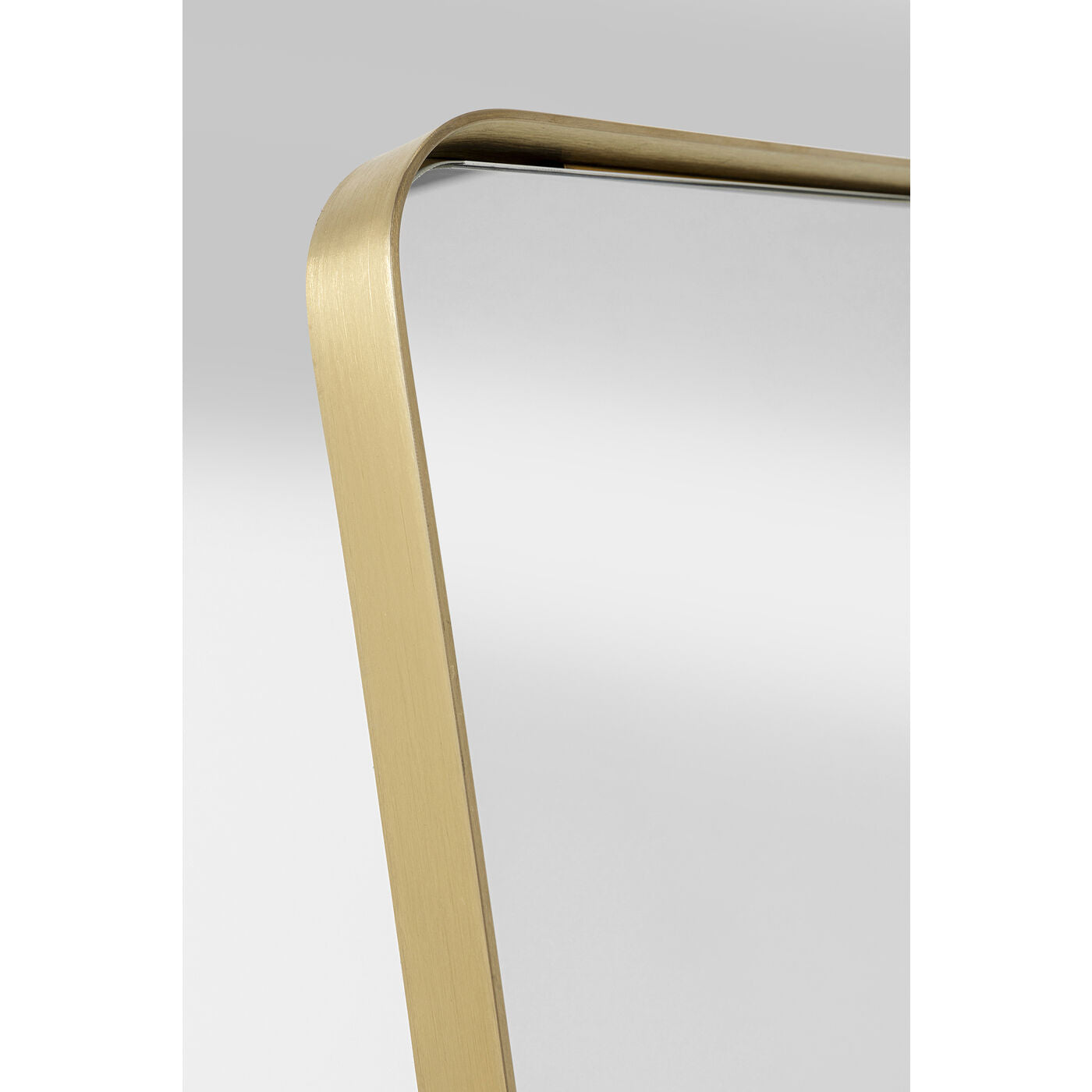 Floor Mirror Curve Arch Gold 55x160cm