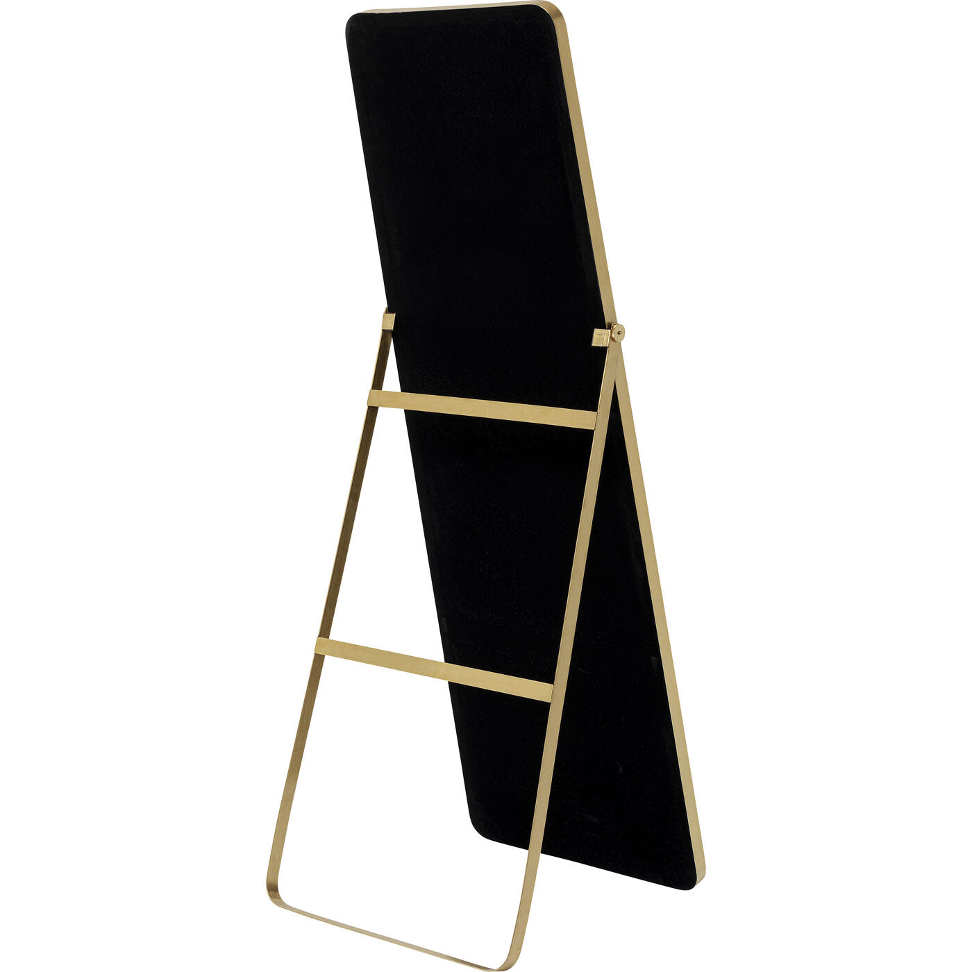 Floor Mirror Curve Arch Gold 55x160cm