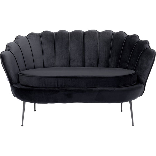 Sofa Water Lily 2 Seater Black Black