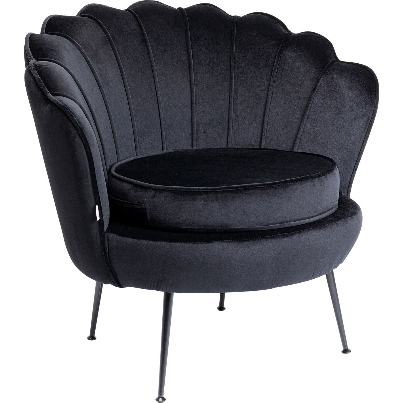 Armchair Water Lily Black Black