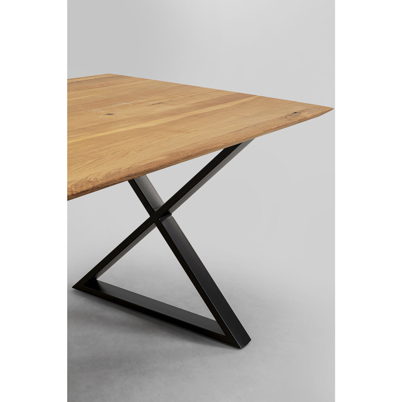 Table Symphony Oak Cross Black 200x100cm