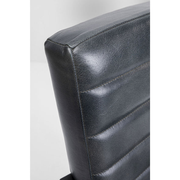 Cantilever Armchair Lola Leather Grey