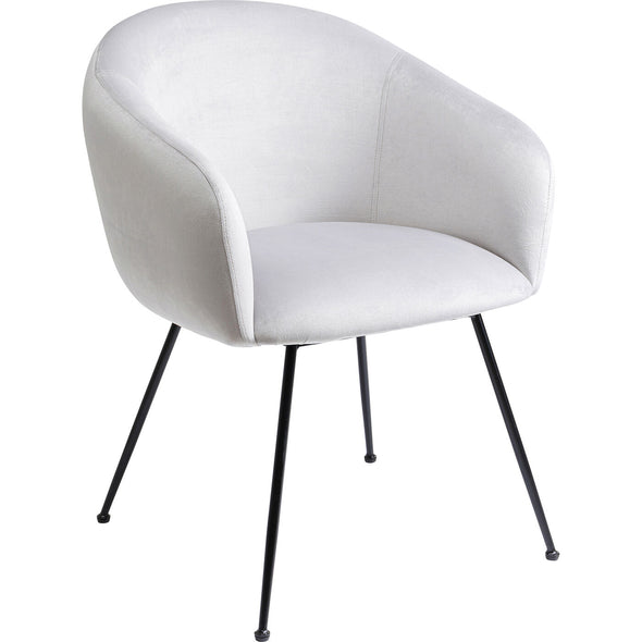 Chair with Armrest Lorena Grey