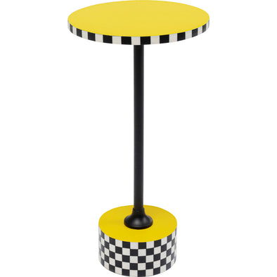 Modern Checkers Side Table 